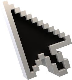 3D Pixelated Cursor